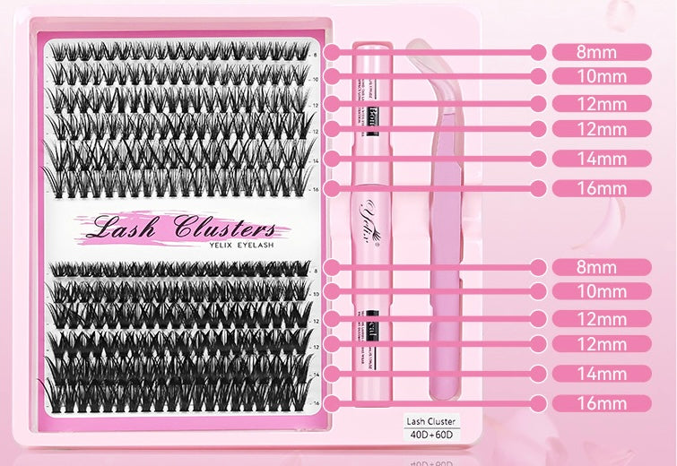 Lash clusters 40D+60D